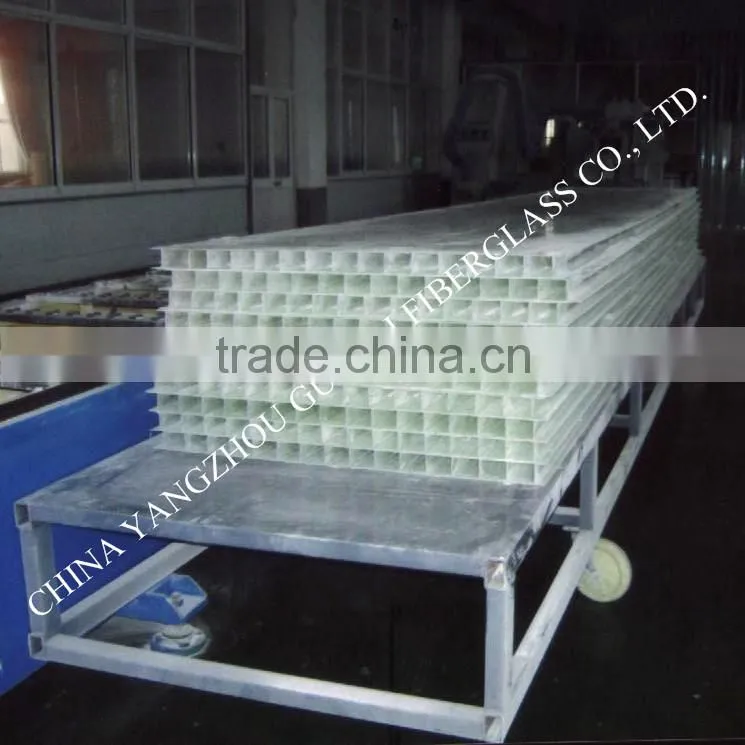 high strength Surface polishing treatment Fiberglass hollow panel