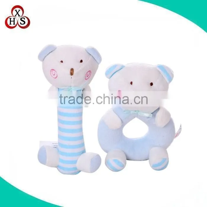 custom baby rattle,soft plush baby rattle,animal plush baby rattle