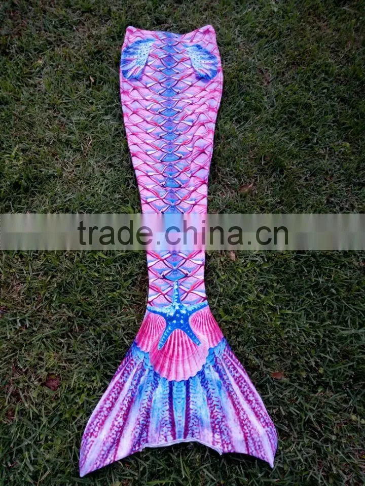 Custom High Quality Kids Swimwear Mermaid Tail
