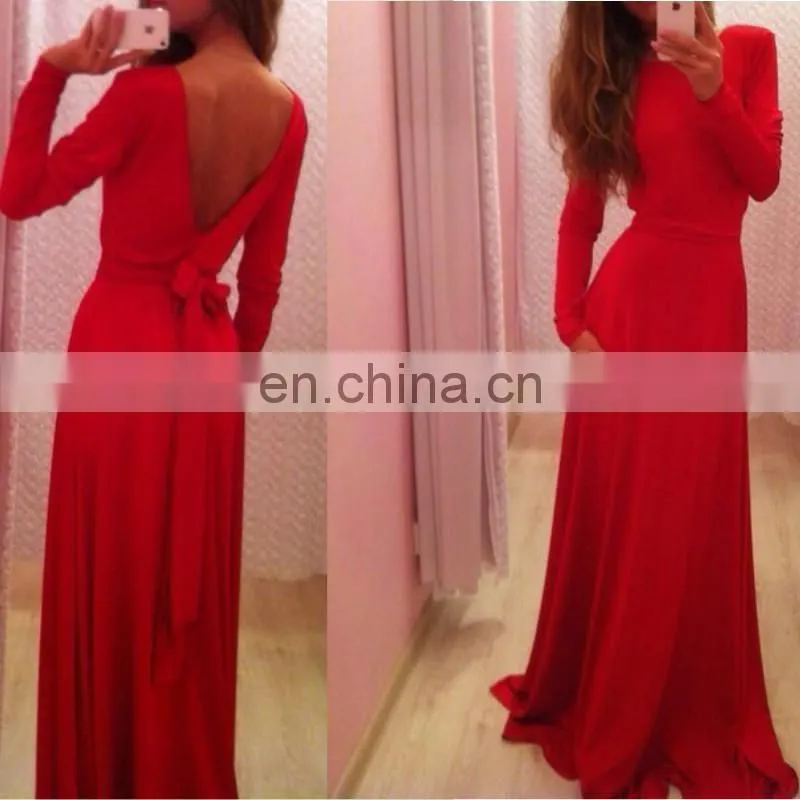 Guangzhou dress long sleeve backless dress patterns