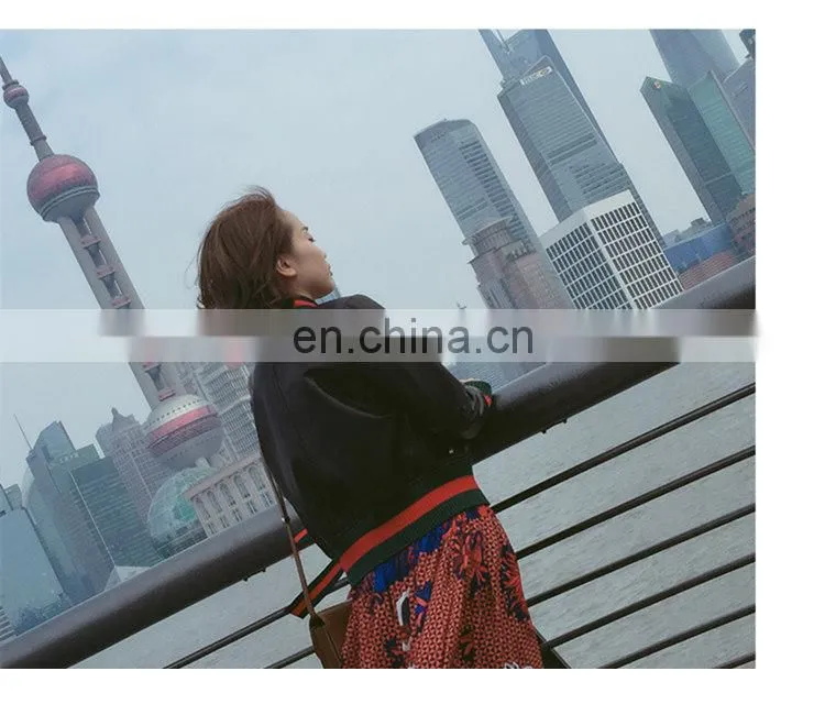 Custom Lady Real Leather Jacket With Ribbon Ribbon Leather Jacket Motorcycle