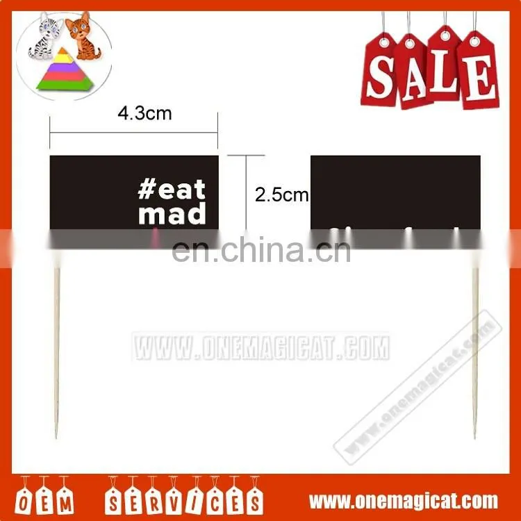 Hot selling cheap customized event activity ornament mini toothpick paper flags