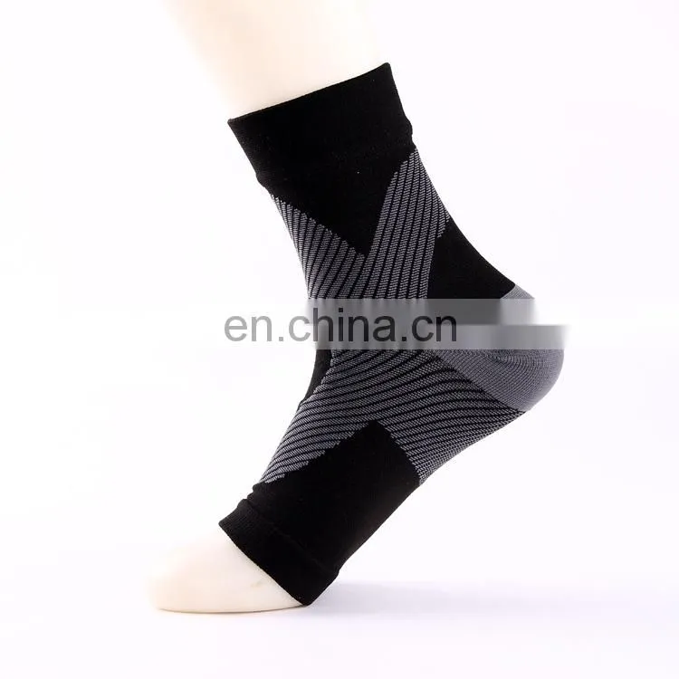 Men Anti Fatigue Circulation Foot Ankle Swelling Relief Compression Comfortable Socks #YLW-23