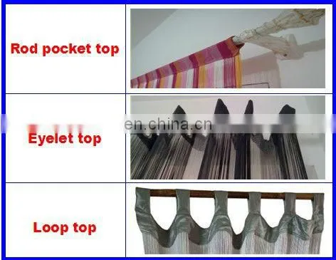 New model home textile string curtain design for salon