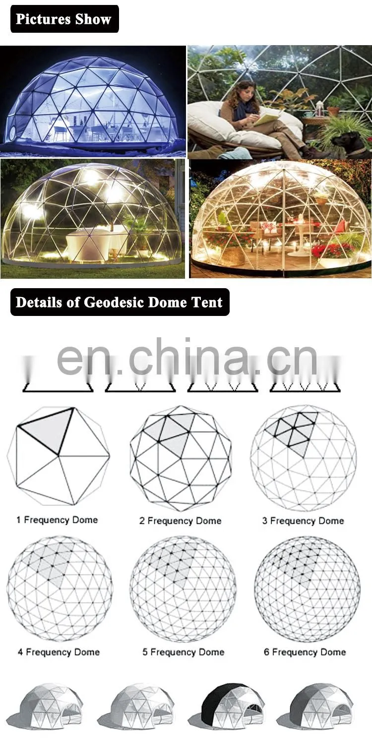 10m Geodesic Dome Tent Inflatable Dome Canvas Camping Tent For Sale