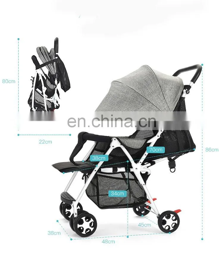 High Quality Stainless Steel Frame Yoya Baby Stroller China Baby Stroller Factory