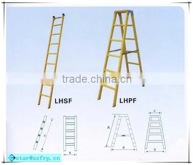 Fiberglass insulation ladder