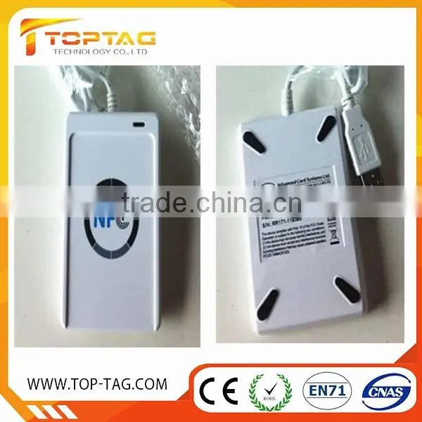 ISO14443A USB Interface acr122u desktop nfc smar reader bluetooth smart card reader