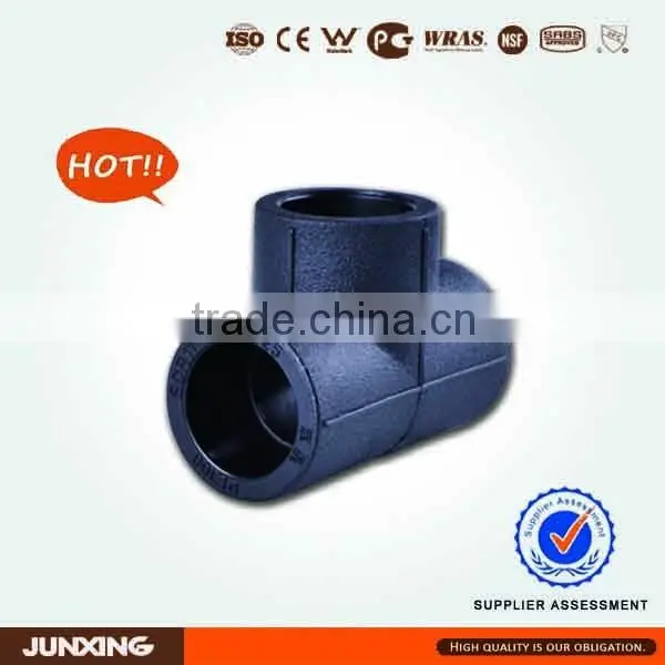 Tee 315 x 250 mm HDPE fitting PE100 10 bar