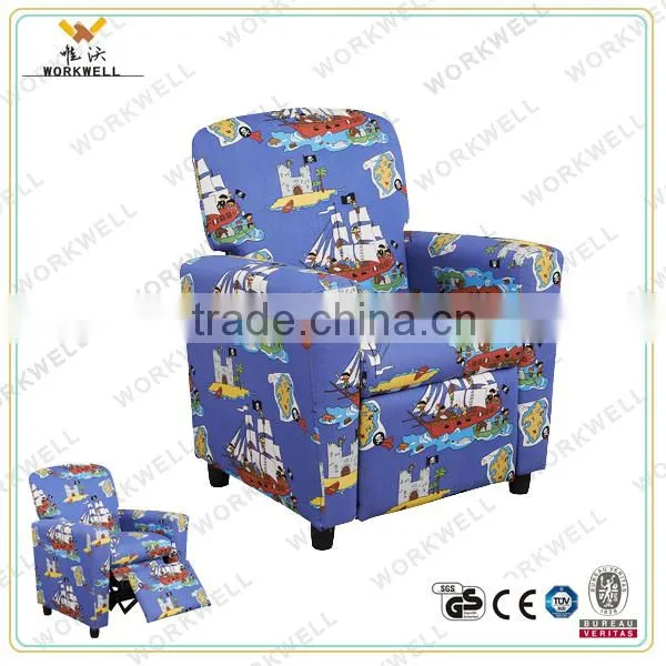 WorkWell owl printing kids functional sofa Kw-CS44