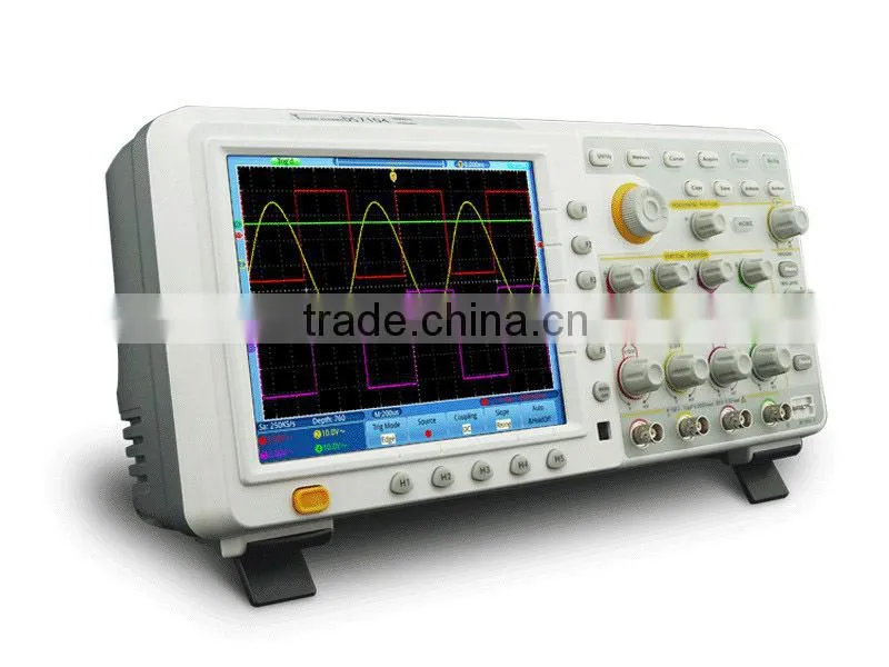 low price 4 Channel 8 inch color touch screen digital storage oscilloscope 200mhz digital oscilloscope