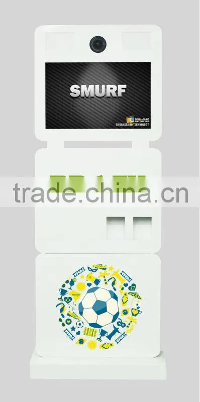 New Products Photo Vending Machine For 2014 World Cup Souvenir