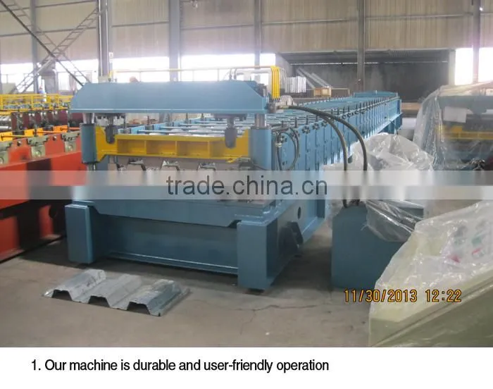Decking Floor Forming Machine, Metal Deck Roll Forming Machine With ISO