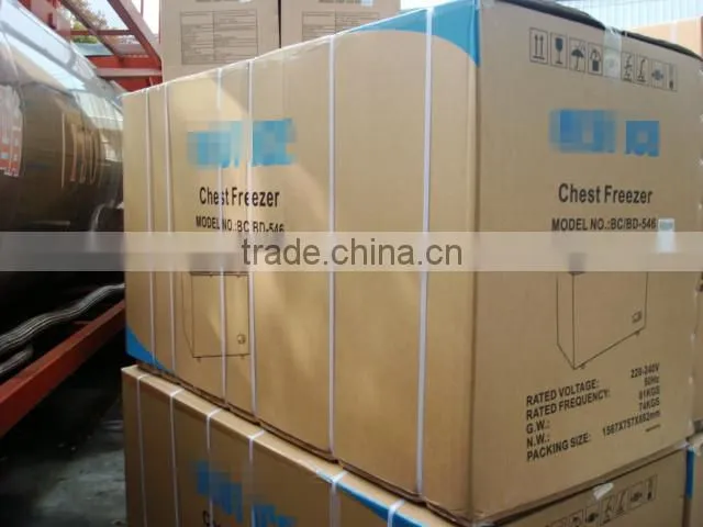 546L big capacity commerical ice cream chest freezer