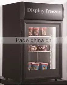 SD21 commercial supermarket mini ice cream display upright freezer