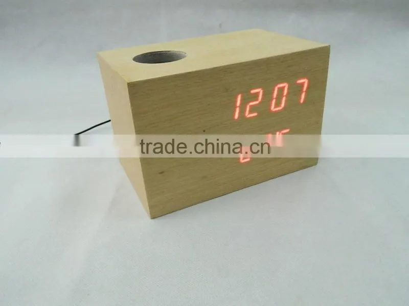High Quality LED Digital Voice Control Desk LED Alarm Clock