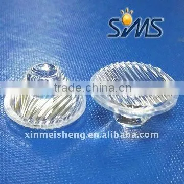 Unique design Stria surface plano pmma lens cover led lens 20mm
