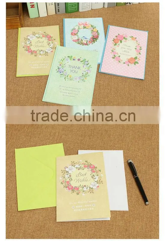 thanks giving greeting cards best wishes paper card