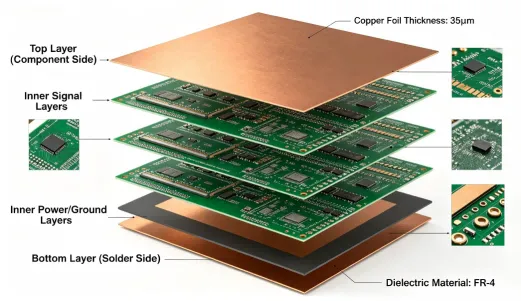 Schematic Cross-Section of Multi-Layer PCB.png