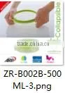 1000ml square Collapsible Silicone Food Container