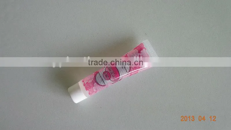 flexible plastic tube for cosmetic;transparent tube;plastic tube for sample packaging