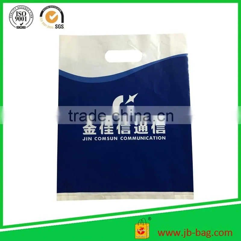 JUNBANG promotional cheap die-cut plastic shopping bags
