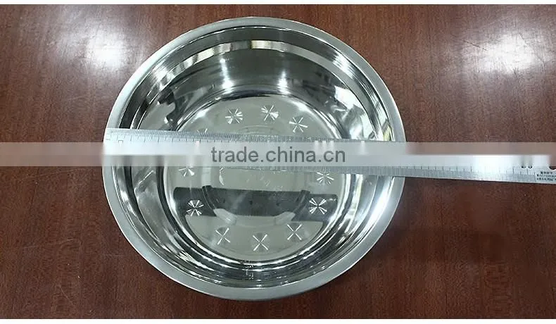 Non magnetic kitchen accessories stainless steel mixing bowl set serving bowl set from chaoan caitang