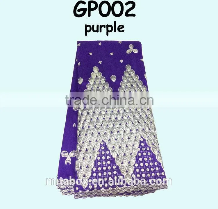 new design African george lace for garment GP002coffee