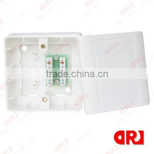 cat5e double ports surface mount rj45 box