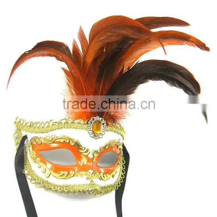 Masquerade Ball Supplies Feather Masks