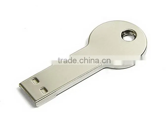 Round Metal Key Usb 2.0 1Gb