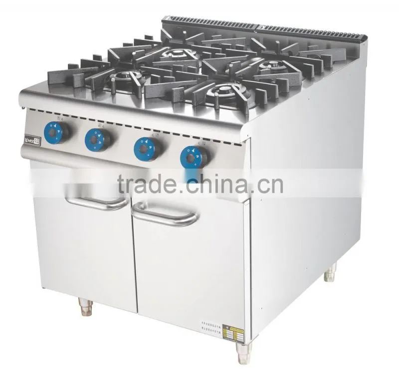 Hot Sale Luxury Western Gas Griddle with Cabinet