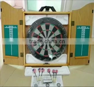 Professional Dartboard with Deluxe Cabinet and Darts