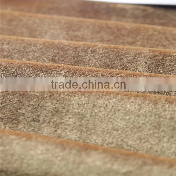 fashion new colors 100% polyester italy shiny velvet tricot fabric for curtain