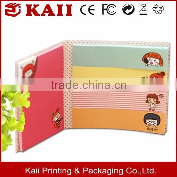 combined sticky memo pad, hard cover sticky memo pad, school and office supply sticky memo pad manufacturer and sales