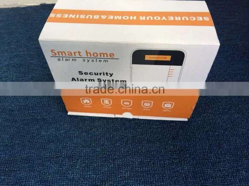 RFID LCD Keypad GSM wireless house alarm system,smart gsm alarm system