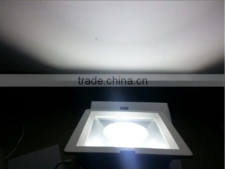 Square Die Sasting LED Downlight COB 10w 20w 30w Round LED Ceiling Lamp LED Spotlights