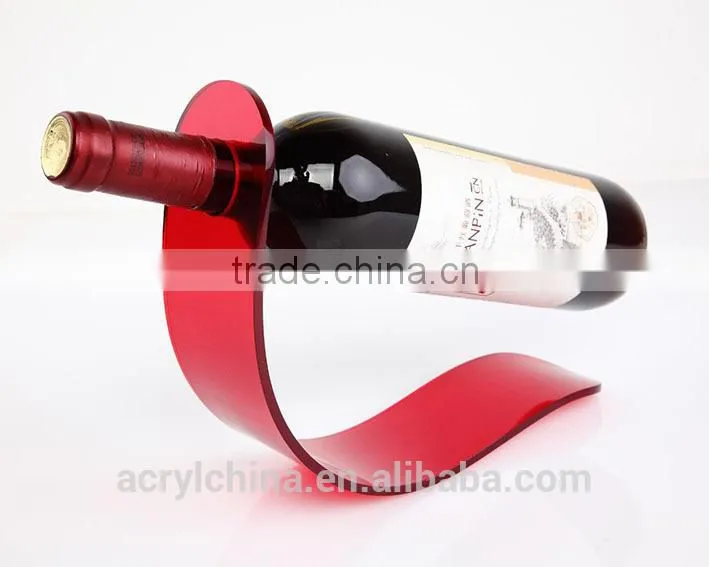 2015 customized Acrylic Wine Rack Wine Shelf,bar supplies