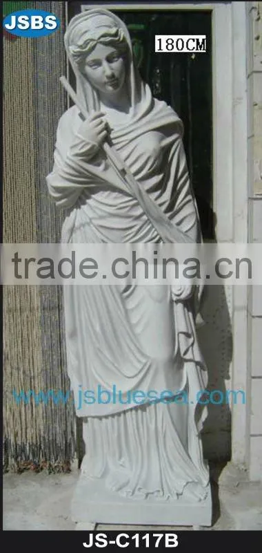 Stone nude lady statue