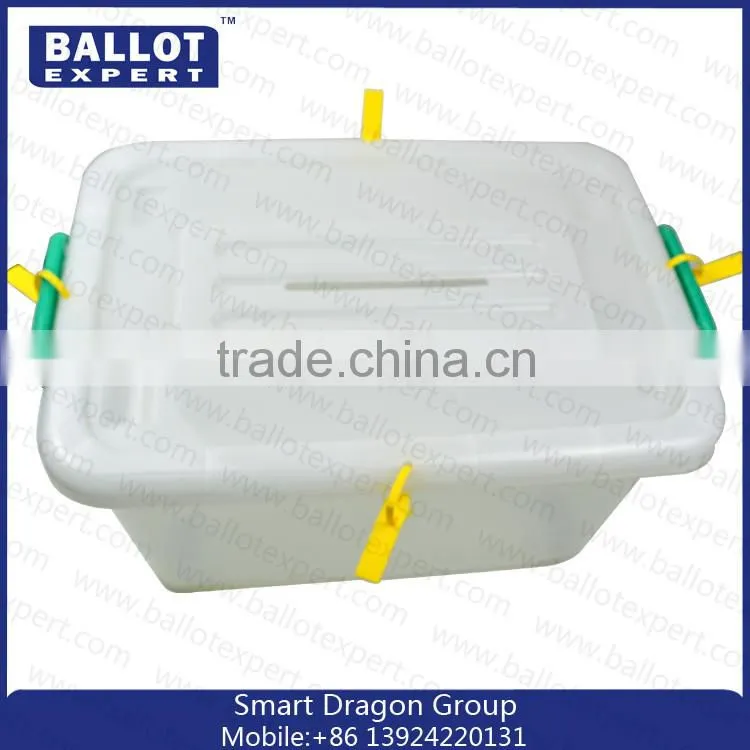 High Clear Plastic 56 Liter Ballot Box