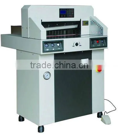 Hydraulic electric paper cutter guillotine