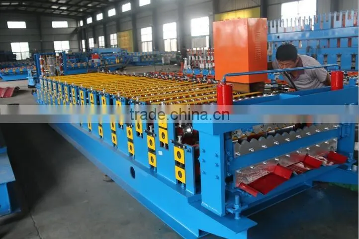 Zhongtuo corrugated 1008 and 1000 Trapezoidal Double Layer roll forming machine