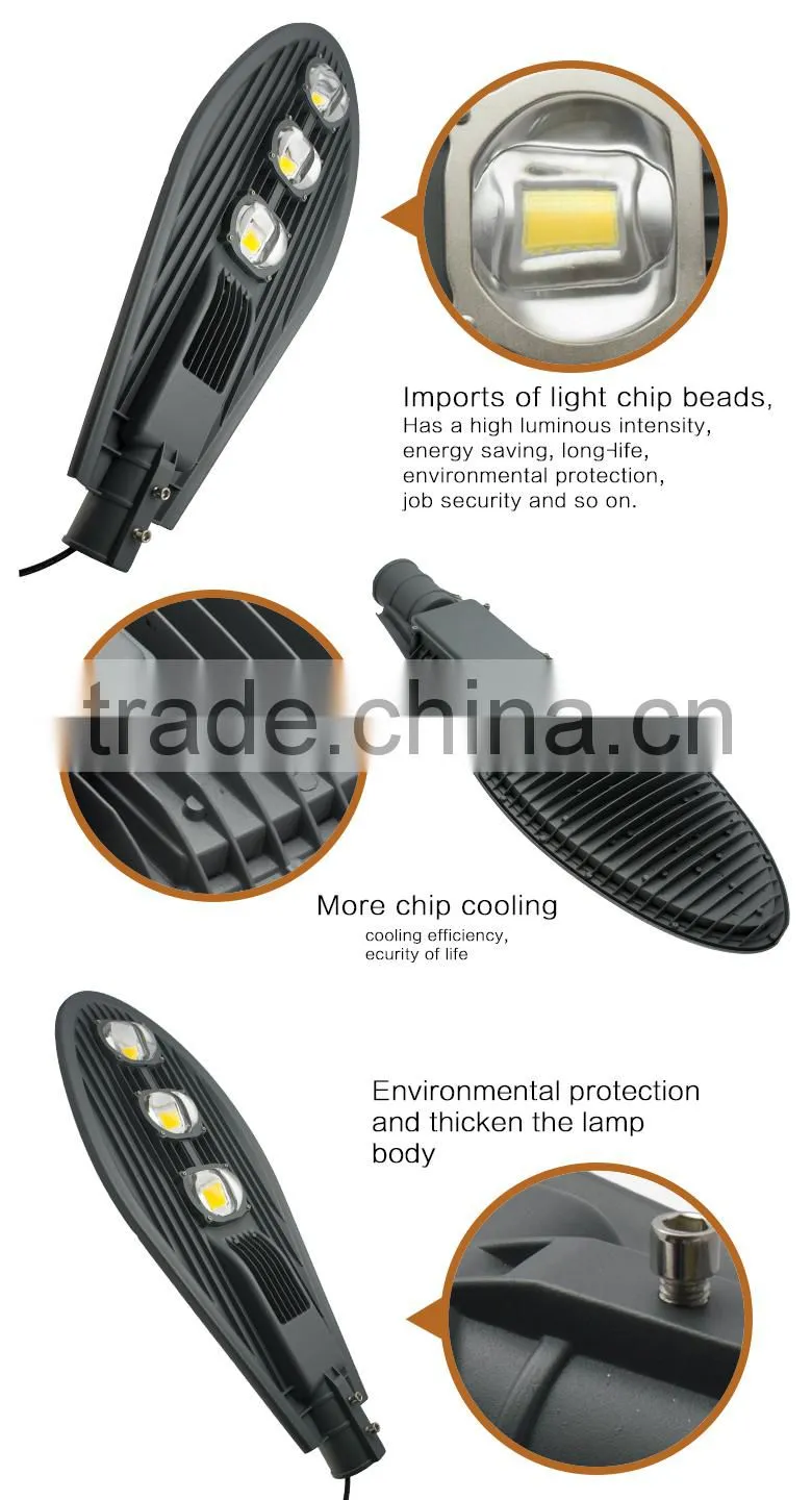 150W high power outdoor led lights Aluminium material COB led parking lot lighting retrofit