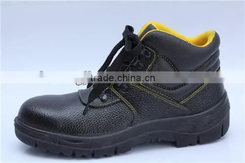 Embossed leather safety shoes China made popular in Middle east 8041