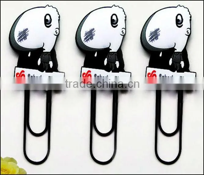 Cute design promotional gift paper clip bookmark
