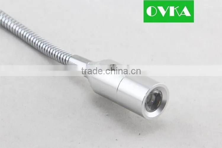 Modern Beside LED Wall Lamp Eye Care Light with On/off Switch Flexible Pipe Energy Saving Bed Reading Lamp Wall 3w Warm White