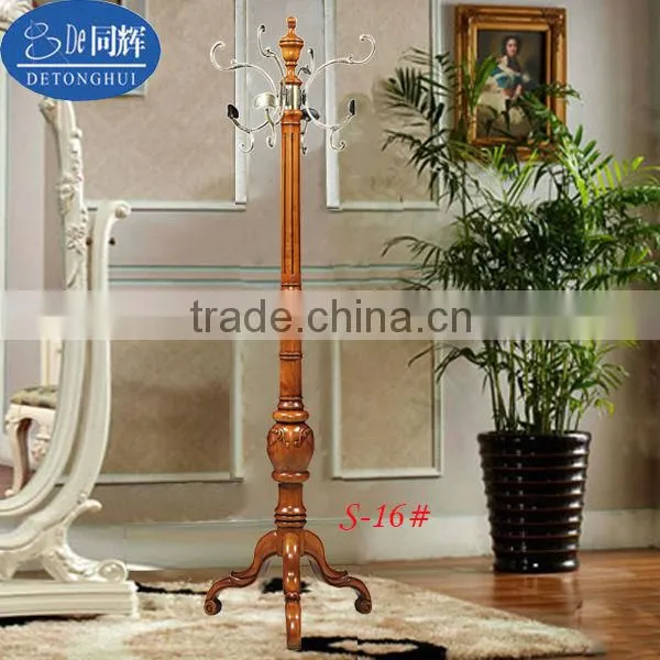 wooden style bedroom furniture coat rack stand (S-16)