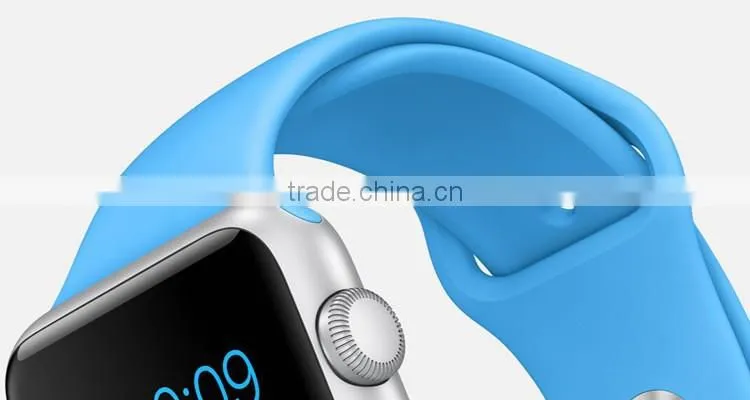 Cheapest Price Fashion Stouch Silicone Watch band for Apple Watch 38/42mm,Changeable Watch Silicone Band