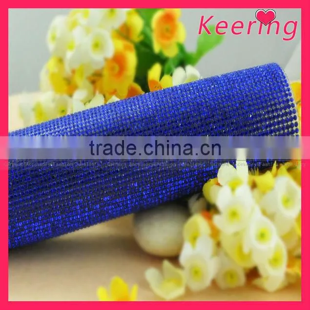 fashion square glass stone rhinestone mesh WRT-015