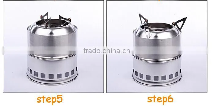 outdoor portable mini Wood Stove easy to carry